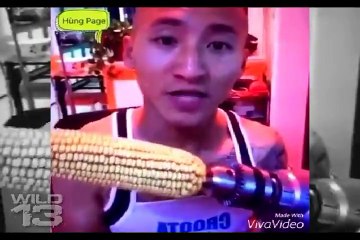 This Is Why You Should Not Eat Corn On A Drill! FAIL