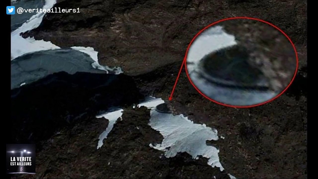 ★ Nouvelle découverte d'un OVNI en Antarctique !