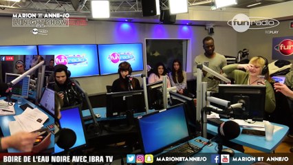 BOIRE DE L'EAU NOIRE AVEC IBRATV - Marion et Anne-So
