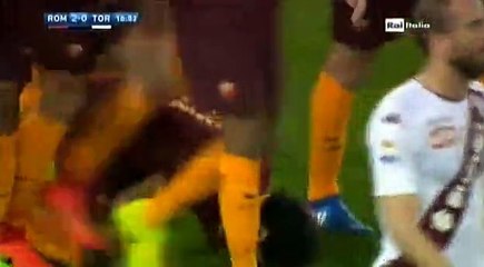 Mohamed Salah Goal AS Roma 2 - 0 Torino SA 19-2-2017