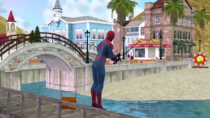 Spiderman Hulk Funny Video - Spiderman And Hulk Fishing Shark | Funny Cartoon Compilation