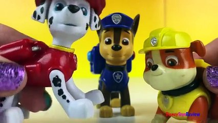 Paw Patrol and Playdoh Celebrates Ryders Birthday with Chase Zuma Marshall Rubble & PlayDoh Play