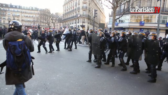 Affaire Théo : affrontements à la fin du rassemblement