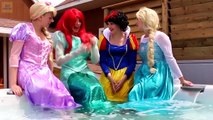 Superheroes in real life princesses new channel frozen elsa spiderman Cinderella Disney to