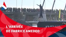 J103 : L'arrivée de Fabrice Amedeo / Vendée Globe