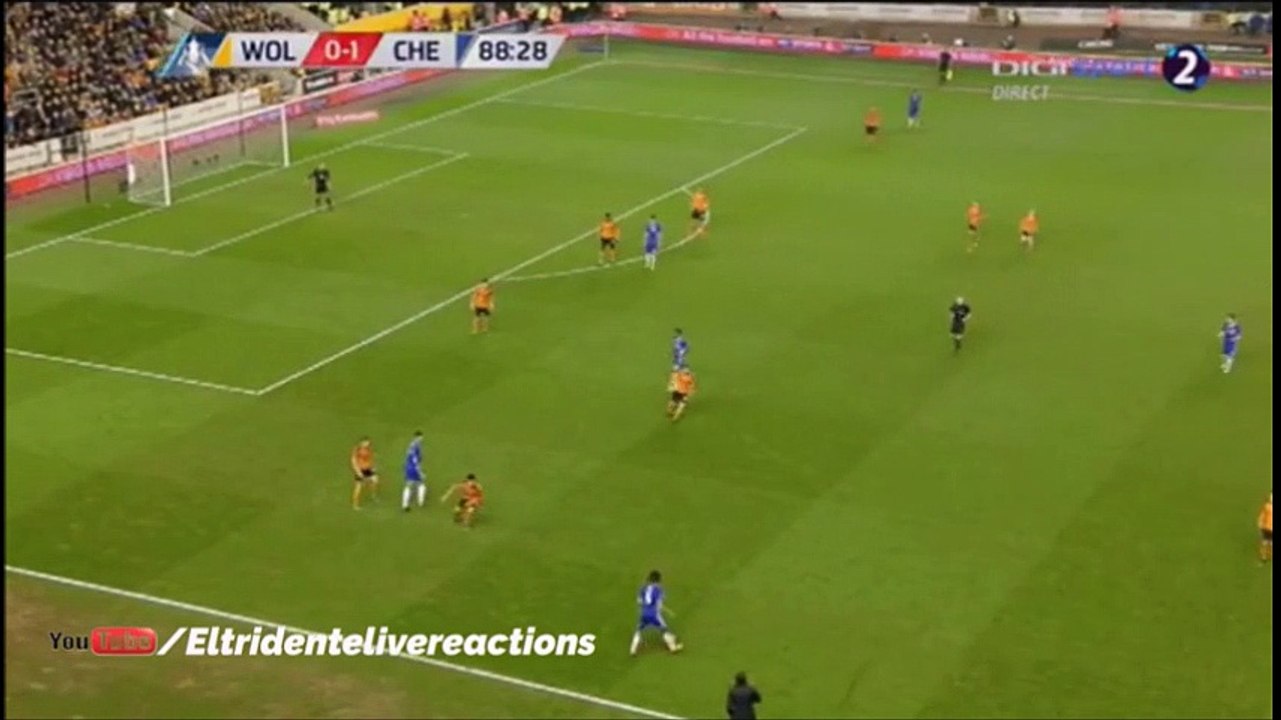 Diego Costa Goal vs Wolves (0-2)