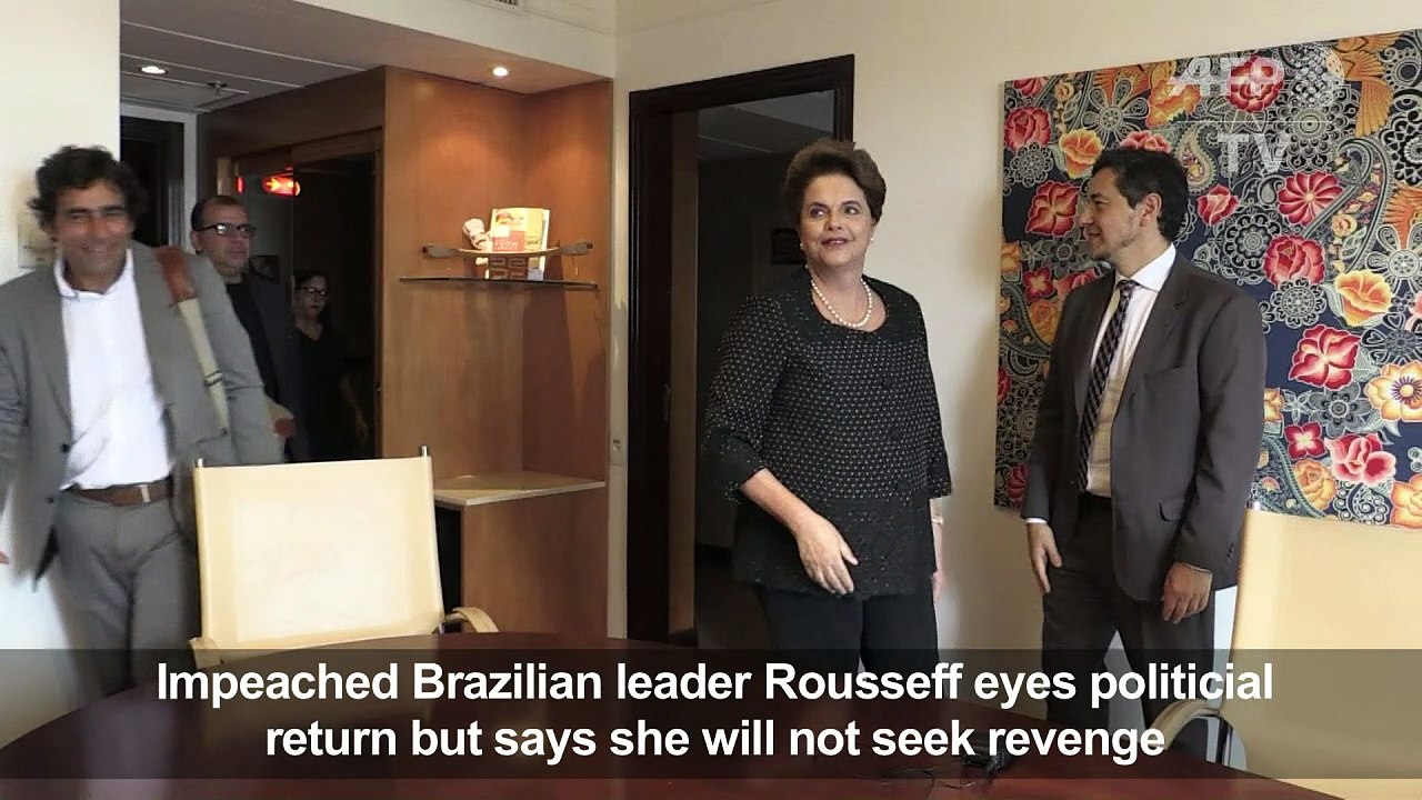 Impeached Brazil leader Rousseff eyes political return