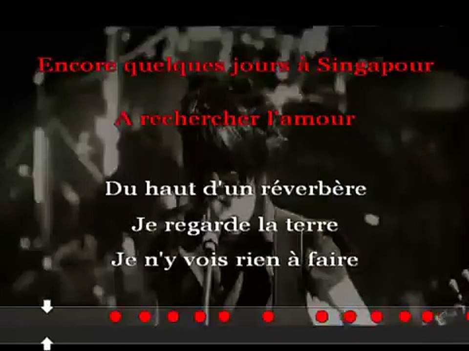 Indochine - Punker KARAOKE / INSTRUMENTAL