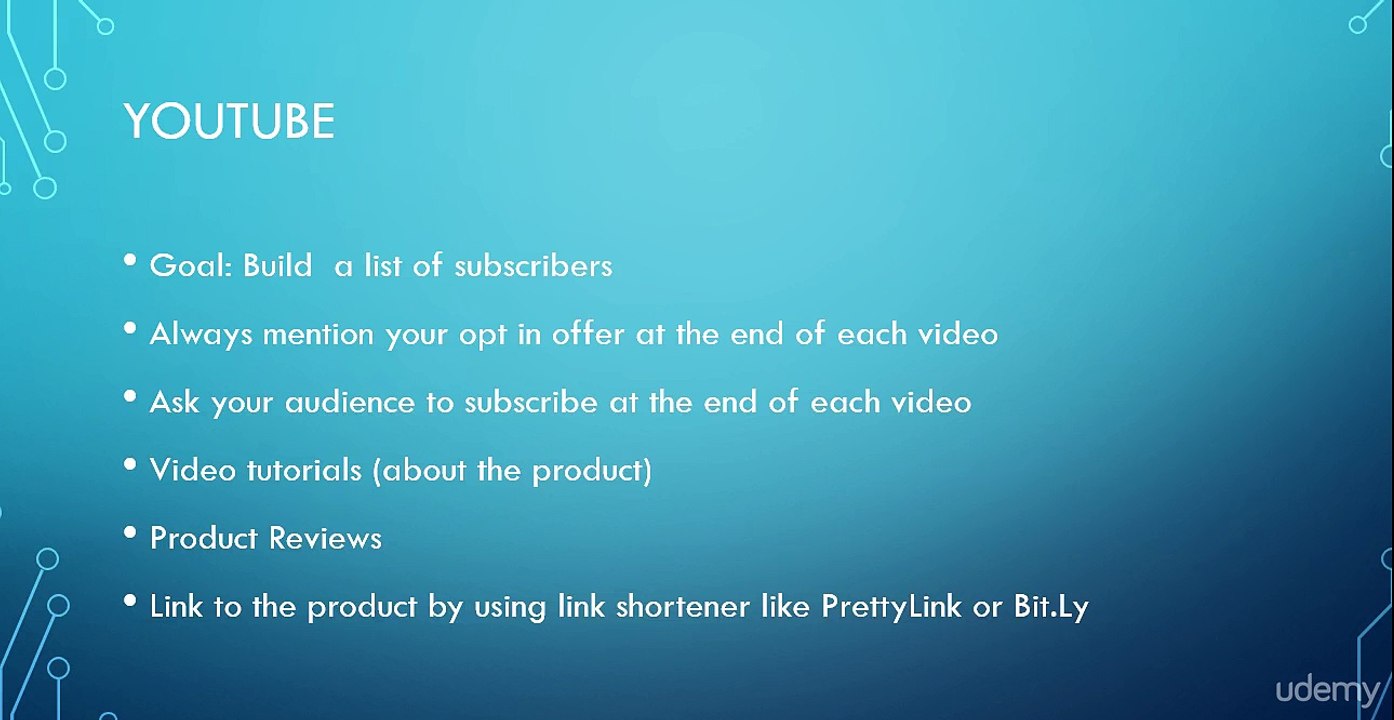 005 Affiliate Marketing Using YouTube