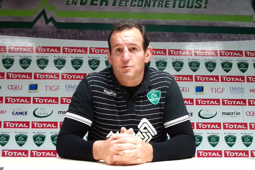 Carl Hayman après Section Paloise - Grenoble