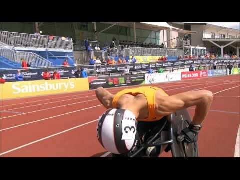 Men's 400m T34 | semi-final 2 | 2014 IPC Athletics European Championships Swansea