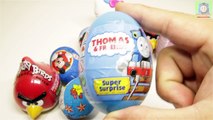 20 Surprise Eggs Ep.2 Angry Birds Monsters Cars Thomas and Friends Spider-man Disney Princ