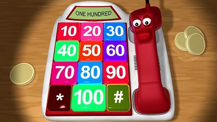 Count by Tens with the Counting Phone: Learn Numbers 10-100