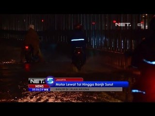 NET5 - Motor Masuk Tol Hingga Banjir Jalan Arjuna Surut