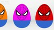 Kinder Surprise Eggs Spiderman Colors | Surprise Egg Hulk Learning Animals More Nursery Rh
