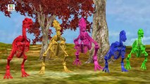 Halloween Skeleton Dinosaur Finger Family | Finger Family Dinosaur Nursery Rhymes 3D