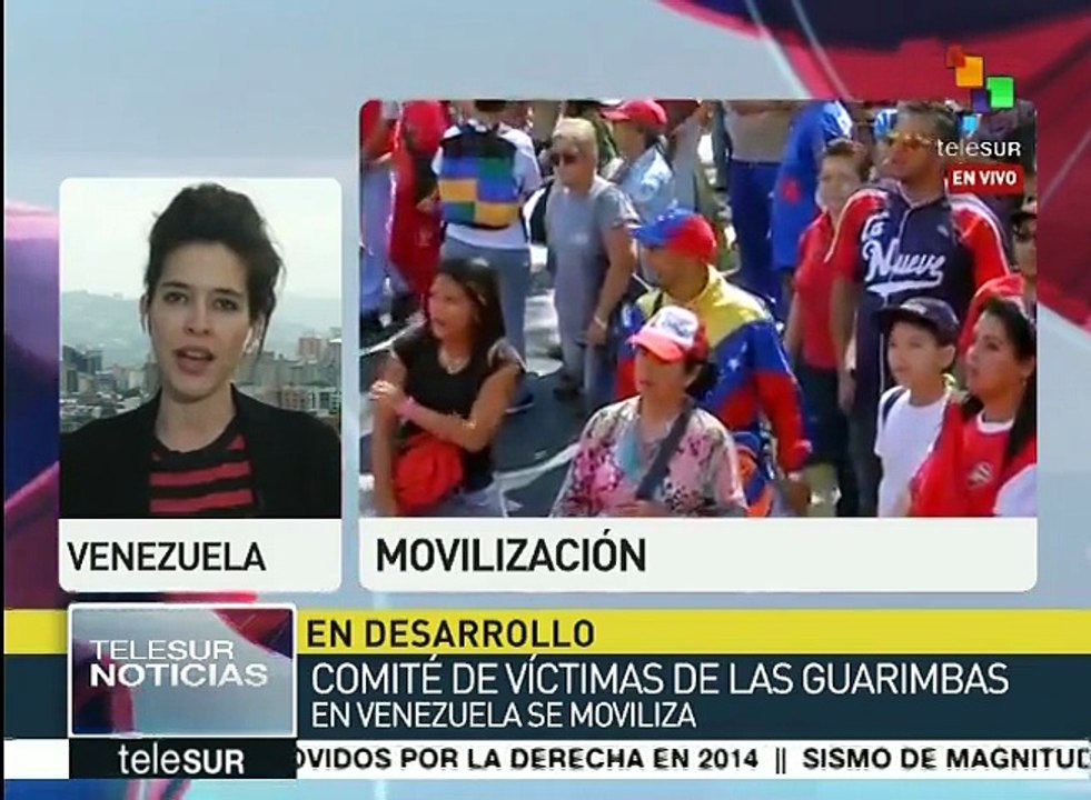 Venezolanos se solidarizan con las víctimas de las Guarimbas