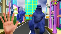 Godzilla Cartoon 3D Animation Finger Family Children Nursery Rhymes | Godzilla Finger Family