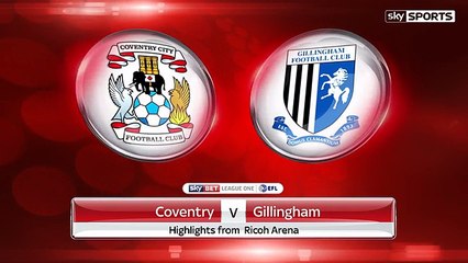 Coventry vs Gillingham 2-1 All Goals & Highlights HD 18.02.2017