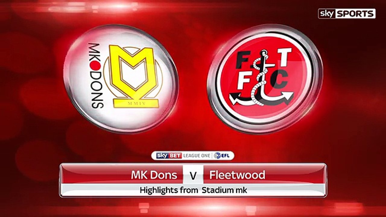 MK Dons vs Fleetwood 0-1 All Goals & Highlights HD 18.02.2017