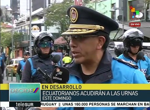 Ecuador: inicia ley seca como preparativo para elecciones del domingo