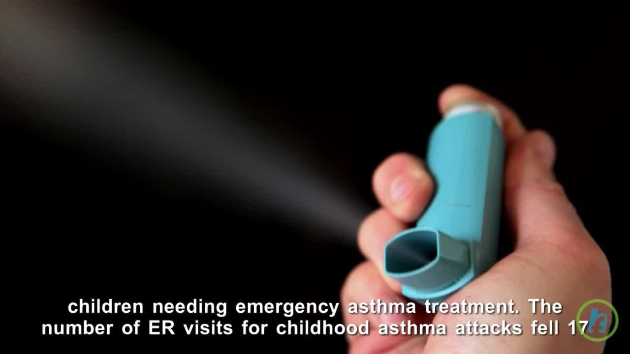 Child Asthma Attacks Fall After Public Smoking Bans