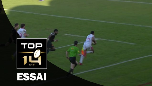 TOP 14 ‐ Essai Waisea VUIDRAVUWALU (SFP) – La Rochelle-Paris – J18 – Saison 2016/2017