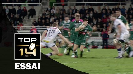 TOP 14 ‐ Essai Thibault DAUBAGNA (SP) – Pau-Grenoble – J18 – Saison 2016/2017