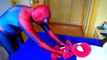 Spiderbaby Poo, Fart and Pees on Spidermans Face Prank Videos Superhero Stop Motion Video