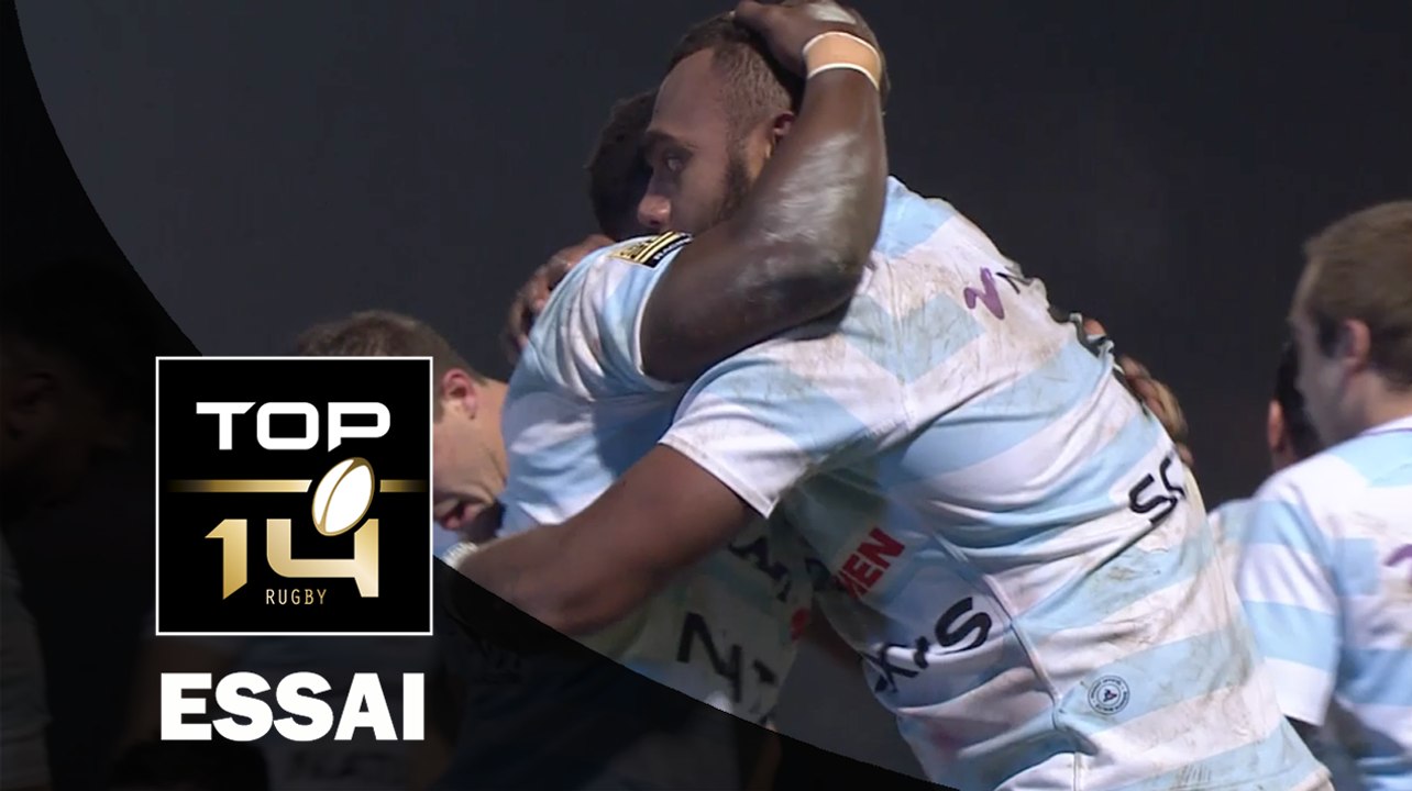 TOP 14 ‐ Essai 1 Leone NAKARAWA (R92) – Racing 92-Brive – J18 – Saison 2016/2017