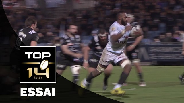 TOP 14 ‐ Essai 2 Leone NAKARAWA (R92) – Racing 92-Brive – J18 – Saison 2016/2017