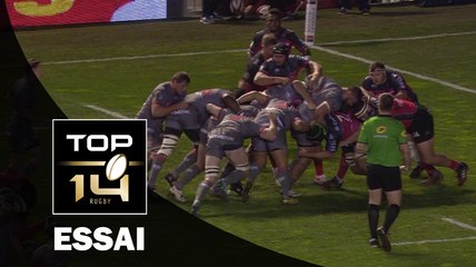 TOP 14 ‐ Essai Hosea GEAR (LOU) – Toulon-Lyon – J18 – Saison 2016/2017
