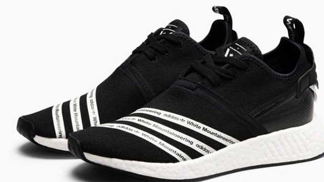 White Mountaineering x adidas NMD R2 (Core Black_White-White)