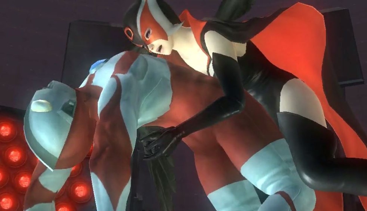 Ultraman MOD Defeat 01 ドロンジョ様（女天狗）にやられる ウルトラマン