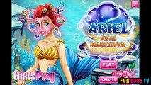 DISNEY PRINCESS - THE LITTLE MERMAID - ARIEL MOMMY REAL MAKEOVER GAME FOR GIRLS