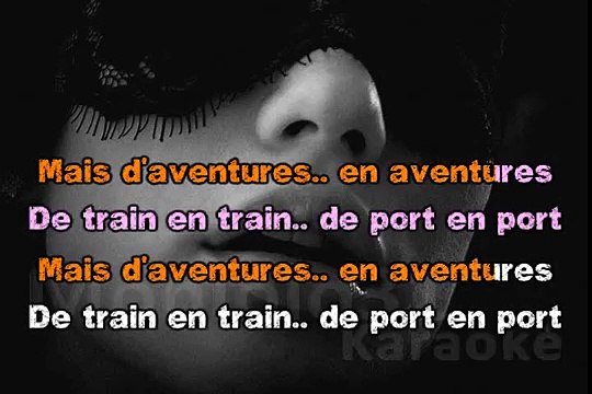 Serge Lama & Isabelle Boulay - D'aventures en aventures KARAOKE / INSTRUMENTAL