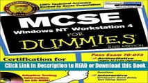 Read Book MCSE Windows NT? Workstation 4 For Dummies? (For Dummies (Computers)) Free Books