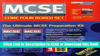 Books MCSE Certification Press Core Four Boxed Set Free Books