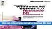 [Download] Microsoft Windows NT Server 4.0 Resource Kit Supplement 4 (It-Resource Kit) Read Online