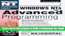 Books Windows Nt 4 Advanced Programming (Windows Nt Professional Library) Free Books