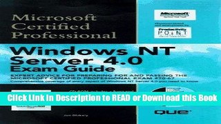 Books Windows Nt Server 4.0 Exam Guide: Microsoft Certified System Engineer (Exam guide series)