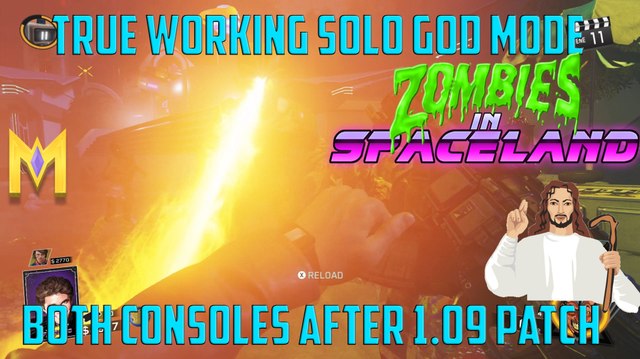 Zombies IN Spaceland Glitches - *After PATCH 1.09 TRUE Solo God Mode Glitch - 1.09 True Solo God Mode