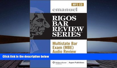 Audiobook  Multistate Bar Exam Audio Review: Torts (Mbe Audio) James Rigos Pre Order