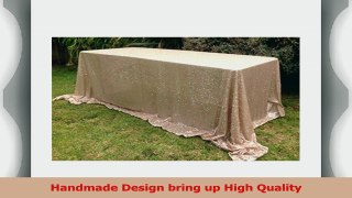 BCOOL Champagne 90x90 shimmer tablecloth wholesale hot sale tablecloth luxury and f7065c01