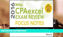 Popular Book  Wiley CPAexcel Exam Review 2016 Focus Notes: Financial Accounting and Reporting  For