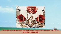 yazi Peony Flower Embroidered Beige Holiday Rectangle Tablecloth59x87 Inches f6337a56