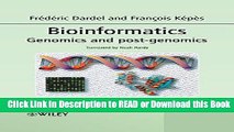 PDF [DOWNLOAD] Bioinformatics: Genomics and Post-Genomics BEST PDF