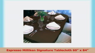 Espresso Milliken Signature Tablecloth 60 x 84 a7672b7c