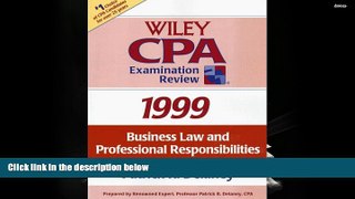 Popular Book  Business Law and Professional Responsibilities, Wiley CPA Examination Review, 1999