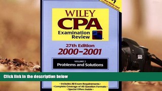 Best Ebook  Wiley CPA Examination Review, Volume 2, Problems and Solutions, 27th Edition  For Trial